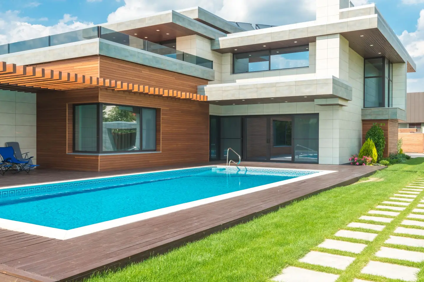 Swimming pool built in Upper Fine Flower, NSW